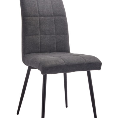 Everly καρέκλα μεταλλική επενδεδυμένη ύφασμα 42x48x97