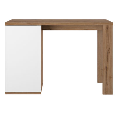 Otello τραπέζι ψηλό bar 136x60x91εκ. Helvezia Oak / Λευκό