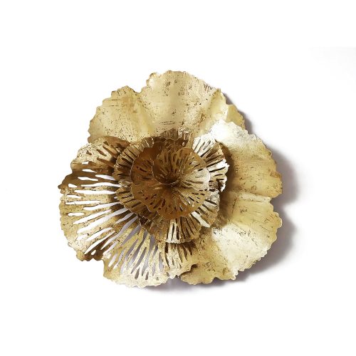 14710029 Διακοσμητικό Τοίχου ArteLibre Λουλούδι Μέταλλο 43.5x43.5x13cm