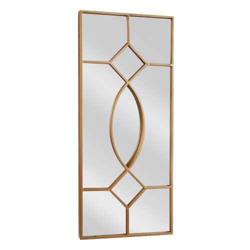 Καθρέπτης Τοίχου ArteLibre ARAGLAS Χρυσό Μέταλλο/Γυαλί 90x2x40cm