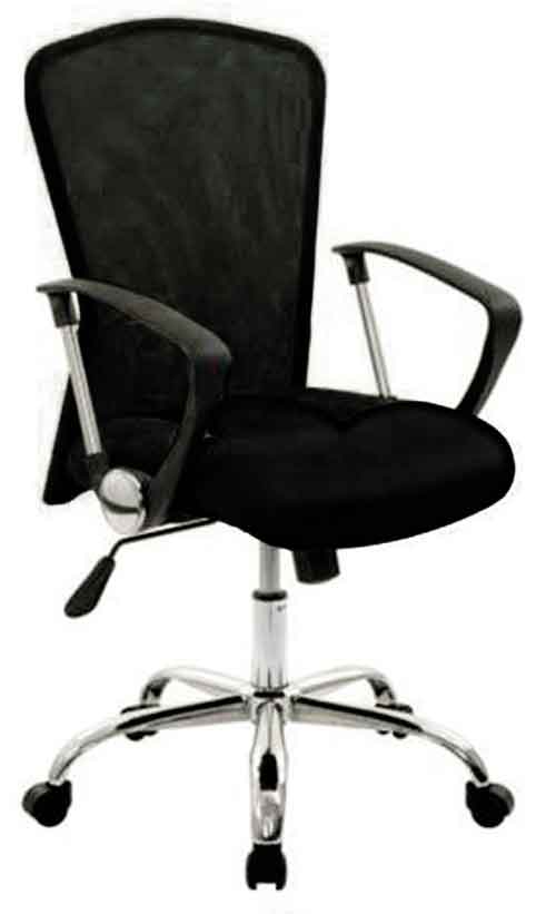 1646 Velco Pro Systems ΚΑΡΕΚΛΑ ΓΡΑΦΕΙΟΥ ΜΑΥΡΗ- ΔΙΑΣΤΑΣΕΙΣ: 57x50x90/100cm