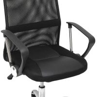 Velco  Pro Systems ΚΑΡΕΚΛΑ ΓΡΑΦΕΙΟΥ ΜΑΥΡΗ- ΔΙΑΣΤΑΣΕΙΣ: 60x60x109/118 cm- ΕΠΙΦΑΝΕΙΑ ΔΙΑΤΡΗΤΟ & PVC