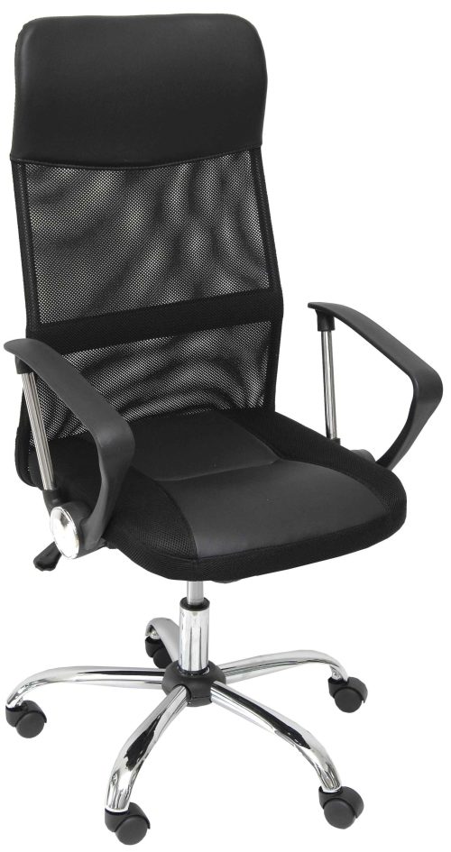 1742-scaled Velco Pro Systems ΚΑΡΕΚΛΑ ΓΡΑΦΕΙΟΥ ΜΑΥΡΗ- ΔΙΑΣΤΑΣΕΙΣ: 60x60x109/118 cm- ΕΠΙΦΑΝΕΙΑ ΔΙΑΤΡΗΤΟ & PVC