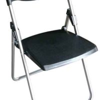 Velco Pro Systems ΚΑΡΕΚΛΑ ΜΕΤΑΛΛΙΚΗ CATERING  ΠΤΥΣΣΟΜΕΝΗ ΜΑΥΡΗ -ΔΙΑΣΤΑΣΕΙΣ: W42xD48xH80cm-ABS