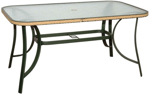 Velco ΤΡΑΠΕΖΙ  ΑΛΟΥΜΙΝΙΟΥ  ΑΝΘΡΑΚΙ ΜΕ ΓΥΑΛΙ & ΜΕ ΚΟΤΣΙΔΑ-ΔΙΑΣΤΑΣΕΙΣ: L120xW70xH71cm