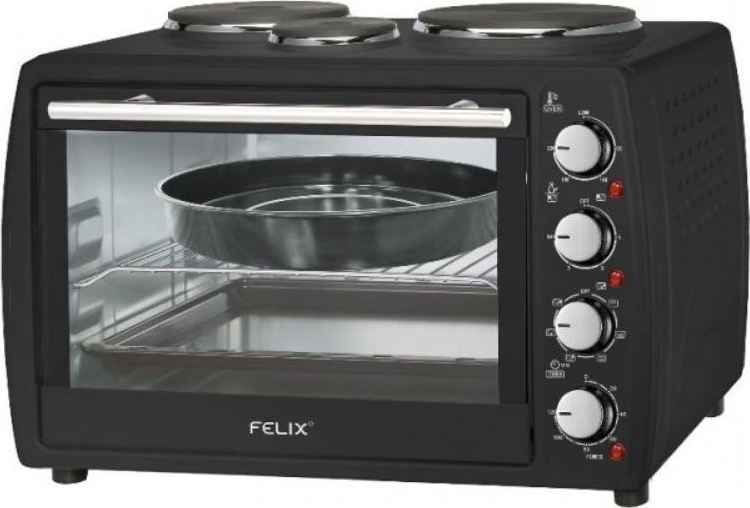 20200316170754_felix_fxo_4504_bk Felix FXO-4504 Ηλεκτρικό Φουρνάκι 45lt με 3 Εστίες