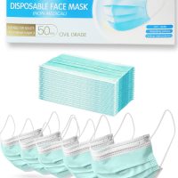 Μάσκες Μιας Χρήσης 3ply Κουτί 50τμχ