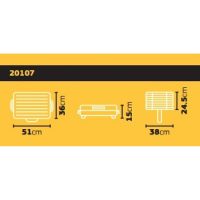 Roller Επιτραπέζια Ηλεκτρική Ψησταριά Σχάρας 1200W με Καπάκι 38x24.5εκ.