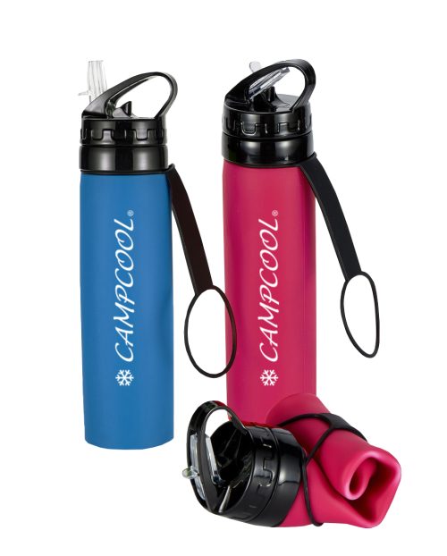 21-34764 CAMPCOOL ΜΠΟΥΚΑΛΙ ΣΙΛΙΚΟΝΗΣ 600 ml ΕΥΚΑΜΠΤΟ- ΔΙΑΦΟΡΑ ΧΡΩΜΑΤΑ