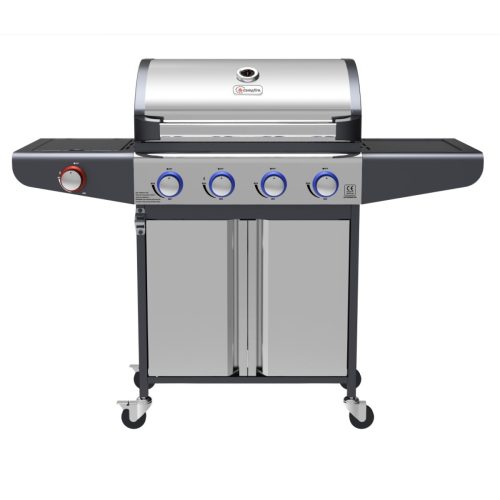 Campfire ΨΗΣΤΑΡΙΑ ΜΕ 4 ΚΑΥΣΤΗΡΕΣ & EXTRA ΕΣΤΙΑ  ΚΑΙ LED ΔΙΑΚΟΠΤΕΣ-ΙΝΟΧ