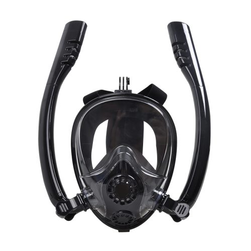 274-4443-A fortis ΜΑΣΚΑ ΣΙΛΙΚΟΝΗΣ ΟΛΟΚΛΗΡΟΥ ΠΡΟΣΩΠΟΥ ΜΑΥΡΗ ΜΕ ΔΙΠΛΟ ΑΝΑΠΝΕΥΣΤΗΡΑ