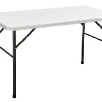 31-31503 ΤΡΑΠΕΖΙ ΜΕΤΑΛΛΙΚΟ CATERING ΜΟΝΟΚΟΜΜΑΤΟ ΠΤΥΣΣΟΜΕΝΟ ΛΕΥΚΟ-ΔΙΑΣΤΑΣΕΙΣ: L122xW60xH74cm