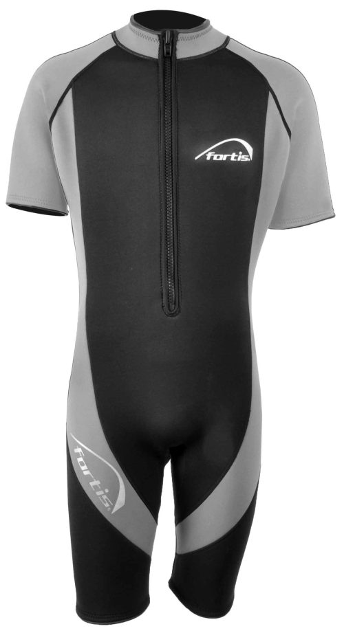 fortis ΣΤΟΛΗ ΚΑΤΑΔΥΣΗΣ MONOSHORT ΑΝΔΡΙΚΗ  ΜΑΥΡΟ-ΓΚΡΙ 3mm XL