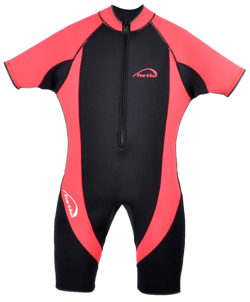 3143 fortis ΣΤΟΛΗ ΚΑΤΑΔΥΣΗΣ MONOSHORT ΓΥΝΑΙΚΕΙΑ ΜΑΥΡΟ-ΡΟΖ 3mm XXL