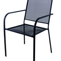 ΚΑΡΕΚΛΑ  ΜΕΤΑΛΛΙΚΗ ΑΝΘΡΑΚΙ  ΔΙΑΤΡΗΤΗ ΜΕ ΜΠΡΑΤΣΑ-ΔΙΑΣΤΑΣΕΙΣ: L61xW56xH89cm