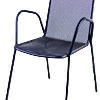 ΚΑΡΕΚΛΑ  ΜΕΤΑΛΛΙΚΗ ΑΝΘΡΑΚΙ  ΔΙΑΤΡΗΤΗ ΜΕ ΜΠΡΑΤΣΑ-ΔΙΑΣΤΑΣΕΙΣ: L60xW53xH88cm