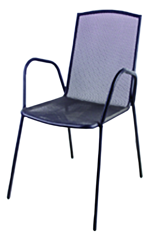 ΚΑΡΕΚΛΑ  ΜΕΤΑΛΛΙΚΗ ΑΝΘΡΑΚΙ  ΔΙΑΤΡΗΤΗ ΜΕ ΜΠΡΑΤΣΑ-ΔΙΑΣΤΑΣΕΙΣ: L60xW53xH88cm