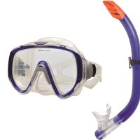 fortis ΣΕΤ ΜΑΣΚΑ & ΑΝΑΠΝΕΥΣΤΗΡΑΣ PVC ΜΠΛΕ