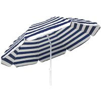 Velco ΟΜΠΡΕΛΑ ΒΕΡΑΝΤΑΣ-ΚΗΠΟΥ-ΘΑΛΑΣΣΗΣ 2m ΡΙΓΕ ΜΠΛΕ- ΑΣΠΡΟ ΜΕΤΑΛΛΙΚΗ