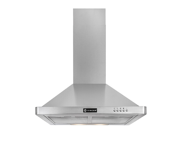 Singer Απορροφητήρας Τζάκι Pyramid 601C 21 60cm Inox