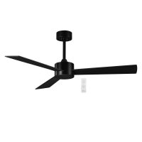 Ανεμιστήρας Οροφής 52'' 132CM PRCF-80618 Primo Μαύρος 3Φτερά Με Τηλεχειριστήριο