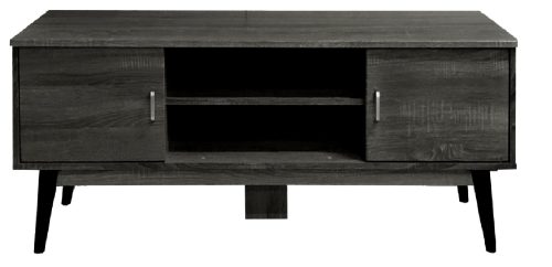 61-35341-30-ΓΚΡΙ-ΟΞΙΑ VELCO Pro Systems ΕΠΙΠΛΟ TV ΜΕ ΔΥΟ ΠΟΡΤΕΣ ΚΑΙ ΤΕΣΣΕΡΙΣ ΘΕΣΕΙΣ 140x38x50 εκ ΓΚΡΙ ΟΞΙΑ