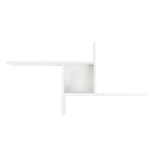 ΡΑΦΙ ΕΠΙΤΟΙΧΙΟ W100xD18xH50 εκ HIGH GLOSS WHITE