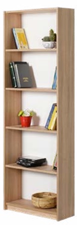 ΡΑΦΙΕΡΑ ΠΕΝΤΕ ΘΕΣΕΩΝ 64x26x182 εκ SONOMA