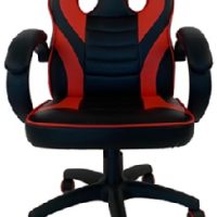 66-35693 VELCO Pro Systems ΚΑΡΕΚΛΑ ΓΡΑΦΕΙΟΥ GAMING ΜΑΥΡΗ-ΚΟΚΚΙΝΗ- ΕΠΙΦΑΝΕΙΑ PU & TEXT