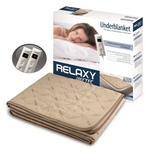 892231 Imetec 7ΙΜΕ6221 Scaldasonno Διπλό Ηλεκτρικό Υπόστρωμα Πλενόμενο Μπεζ 137x150εκ.