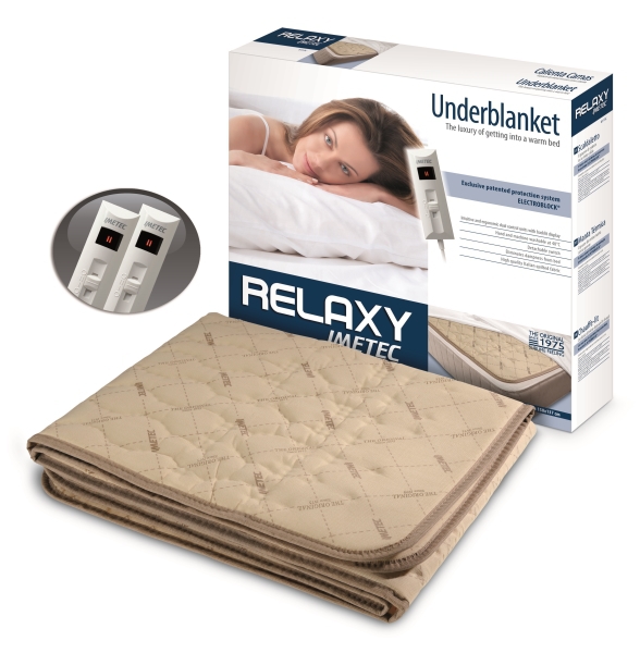 Imetec 7ΙΜΕ6221 Scaldasonno Διπλό Ηλεκτρικό Υπόστρωμα Πλενόμενο Μπεζ 137x150εκ.