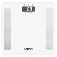 BRUNO ΨΗΦΙΑΚΗ ΖΥΓΑΡΙΑ ΜΕ ΛΙΠΟΜΕΤΡΗΤΗ BRN-0057, ΕΩΣ 180KG, ΛΕΥΚΗ