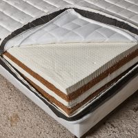 Στρώμα Bs Strom Νatura Olive Oil Cocolatex Μονό 90x200x20cm - Ελληνικής κατασκευής