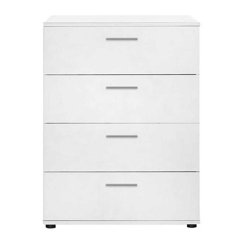 Συρταριέρα Trendline Megapap χρώμα λευκό 73x44x96εκ.