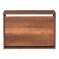 Παπουτσοθήκη 6 ζεύγων Step Megapap χρώμα καρυδί 60x30x42εκ.