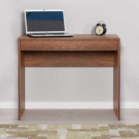 Γραφείο εργασίας Vareno Megapap χρώμα καρυδί 90x55x75εκ.