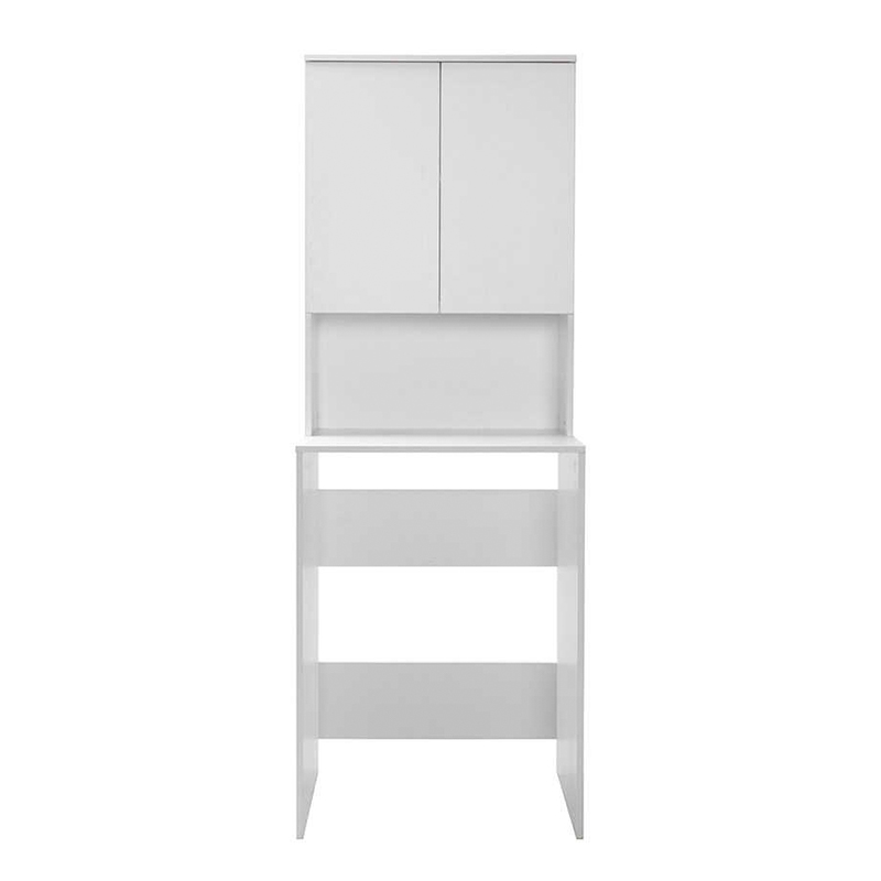 Έπιπλο πλυντηρίου Ceza Megapap χρώμα λευκό 65x60x182εκ.