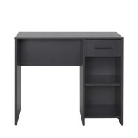 Γραφείο εργασίας Concept Megapap χρώμα ανθρακί 90x52x75εκ.