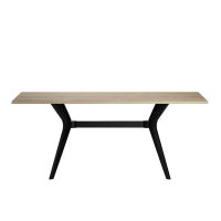 Τραπέζι Luna Megapap χρώμα florida oak 181x90x75εκ.