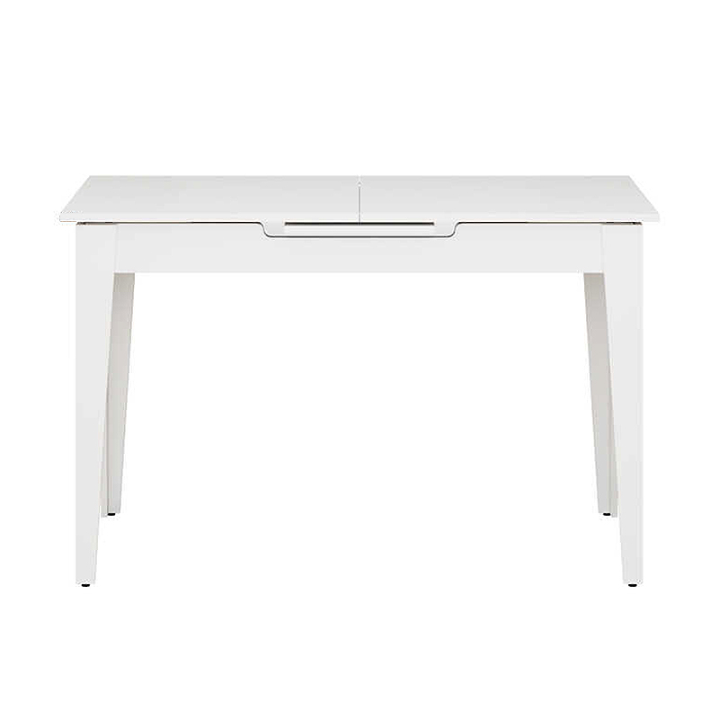 Τραπέζι Trendline Megapap επεκτεινόμενο χρώμα λευκό 120/150x70x75εκ.