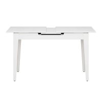 Τραπέζι Trendline Megapap επεκτεινόμενο χρώμα λευκό 120/150x70x75εκ.