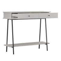 Κονσόλα Elite Megapap χρώμα λευκό του πάγου 100x40x88εκ.