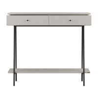 Κονσόλα Elite Megapap χρώμα λευκό του πάγου 100x40x88εκ.