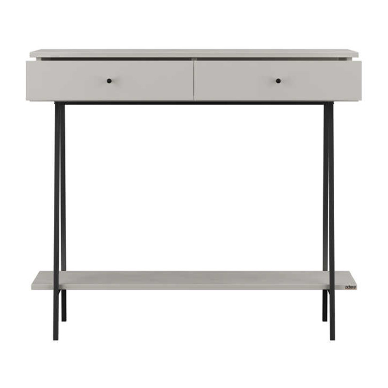 Κονσόλα Elite Megapap χρώμα λευκό του πάγου 100x40x88εκ.