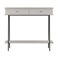 Κονσόλα Elite Megapap χρώμα λευκό του πάγου 100x40x88εκ.