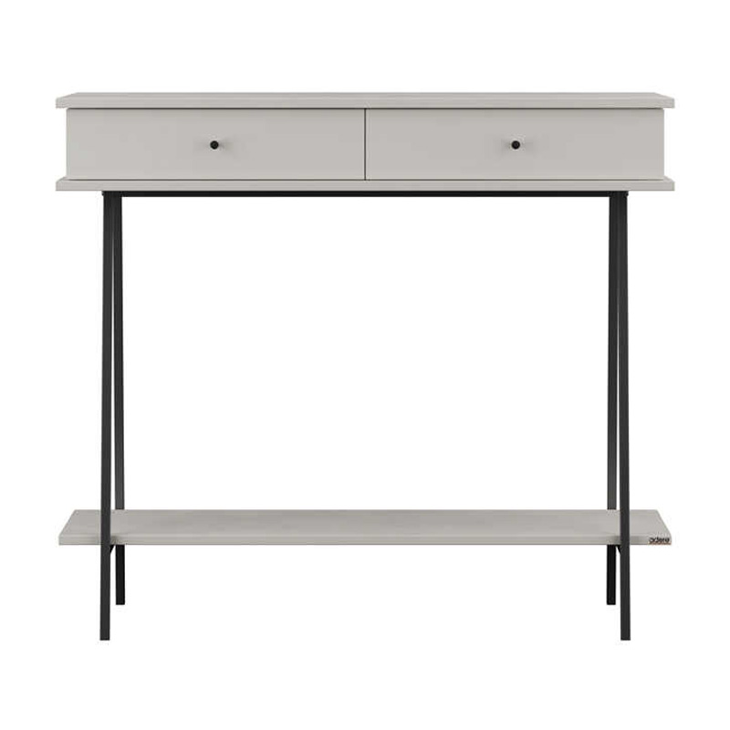 Κονσόλα Elite Megapap χρώμα λευκό του πάγου 100x40x88εκ.