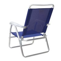 Καρεκλάκι παραλίας Alu Megapap αλουμινίου χρώμα μπλε 54x52x80εκ.