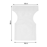 Διάτρητο πανί επαγγελματικό για πολυθρόνα σκηνοθέτη χρώματος λευκό Megapap