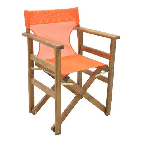 GP011-0014-1 Διάτρητο πανί επαγγελματικό για πολυθρόνα σκηνοθέτη χρώματος πορτοκαλί Megapap