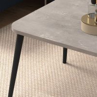 Τραπεζάκι σαλονιού Soul Megapap χρώμα γκρι ρετρό 90x55x41εκ.